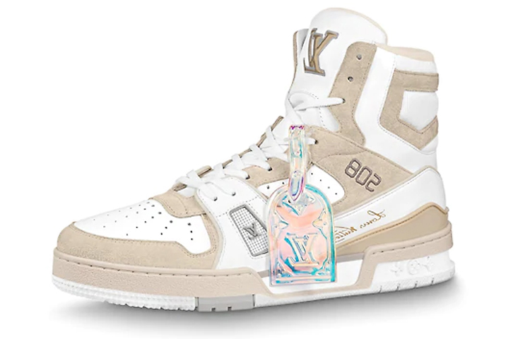 Louis Vuitton Trainer Sneaker White Iridescent 1A7P27