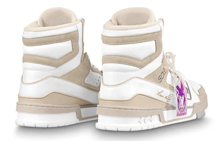 Shop Sneaker Louis Vuitton Trainer Bianco Iridescente 1A7P27