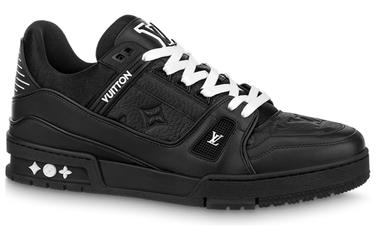 Order 路易威登黑色经典花纹运动鞋 1AARER