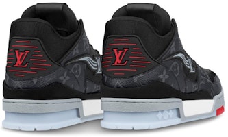 Louis Vuitton Sneakers Pelatih 'Hitam Monogram Merah' 1A8AAA Lookbook Louis Vuitton Sneakers Pelatih 'Hitam Monogram Merah' 1A8AAA