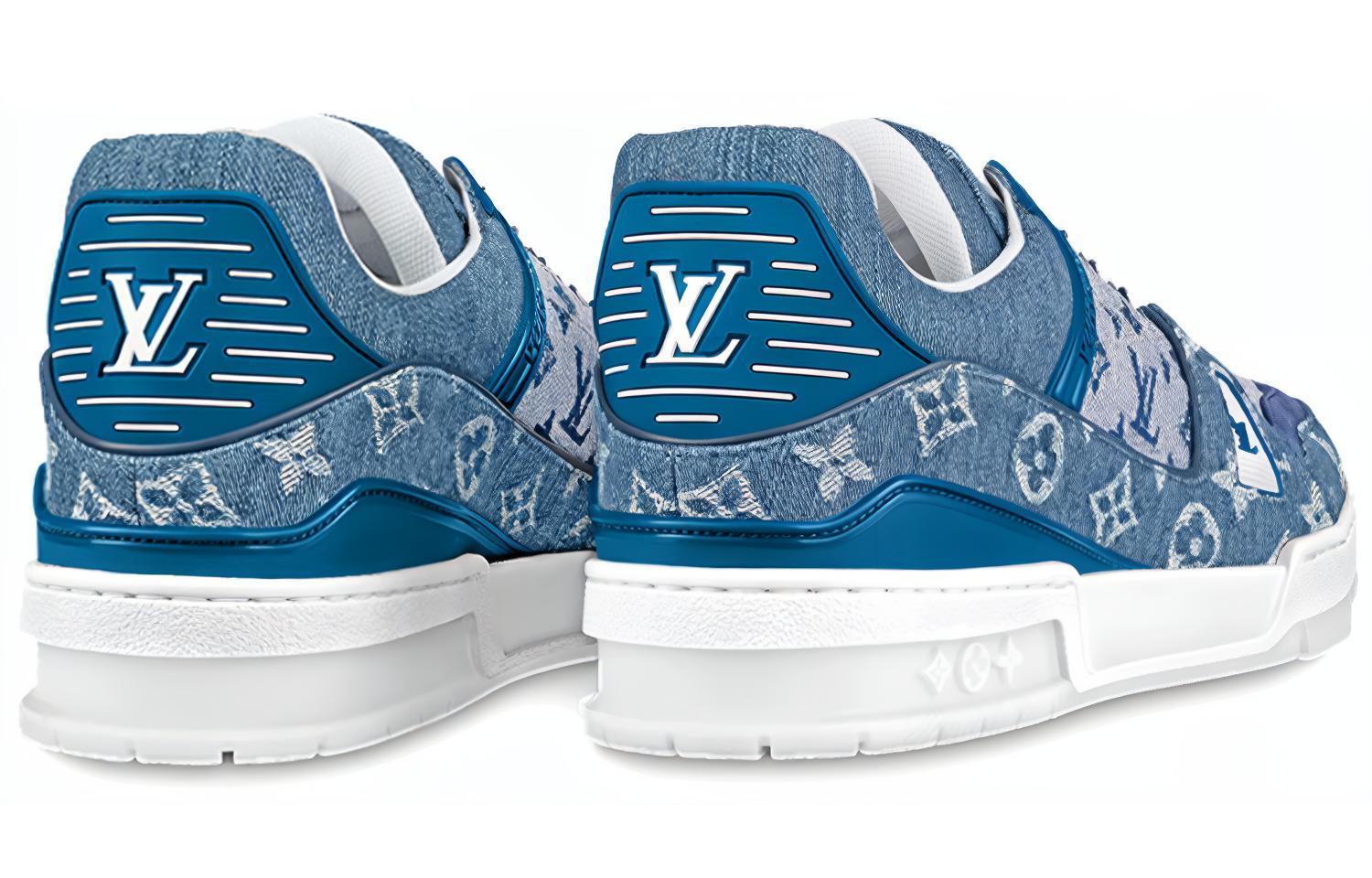 Shop Louis Vuitton 路易威登 Trainer系列 運動鞋 藍色#送禮首選