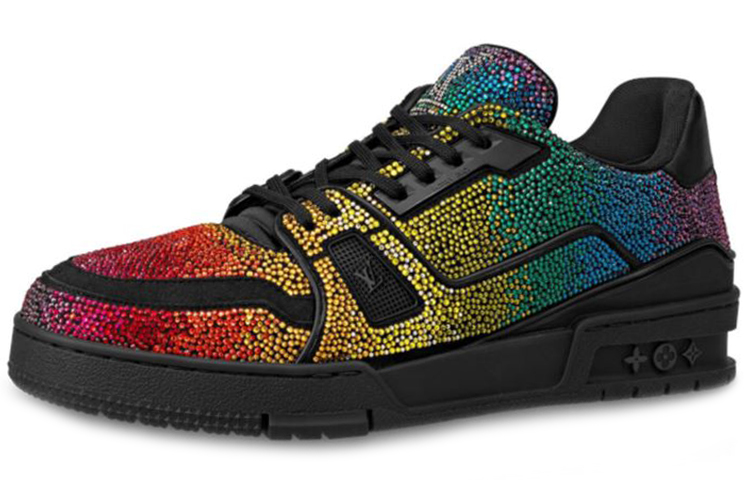 Louis Vuitton Trainer Sneakers 'Glitter Rainbow' 1A5YLN