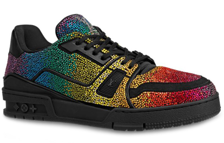 Lookbook Louis Vuitton Kasut Trainer 'Glitter Rainbow' 1A5YLN