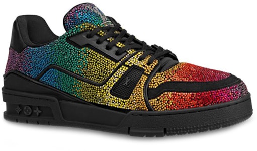 Louis Vuitton Trainer Sneakers 'Glitter Rainbow' Pria/Wanita 1A5YLN Lookbook Louis Vuitton Trainer Sneakers 'Glitter Rainbow' Pria/Wanita 1A5YLN