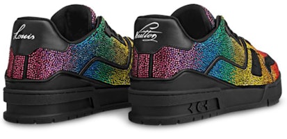 Louis Vuitton Kasut Trainer 'Glitter Rainbow' 1A5YLN Shop Louis Vuitton Kasut Trainer 'Glitter Rainbow' 1A5YLN