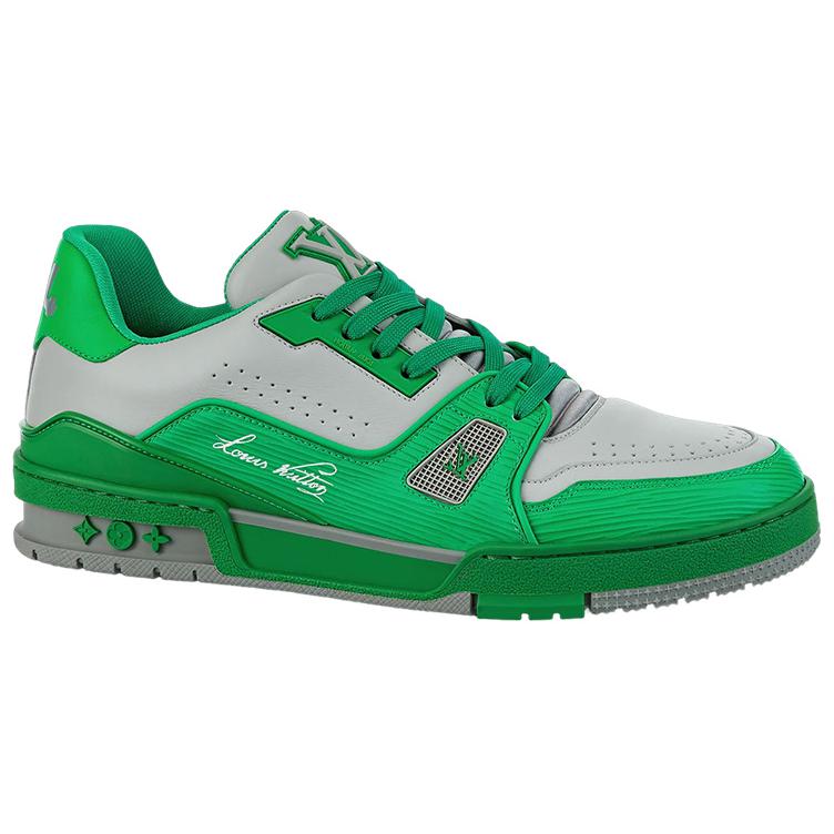 Order Louis Vuitton Sepatu Sneakers 'Hijau Abu-abu' 1AA6VF