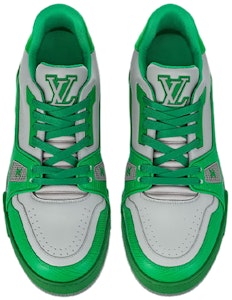 ルイ・ヴィトン LVトレイナー スニーカー 緑灰 1AA6VF Lookbook ルイ・ヴィトン LVトレイナー スニーカー 緑灰 1AA6VF