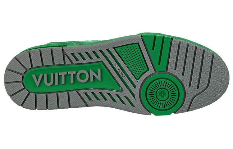 Purchase Louis Vuitton Sepatu Sneakers 'Hijau Abu-abu' 1AA6VF