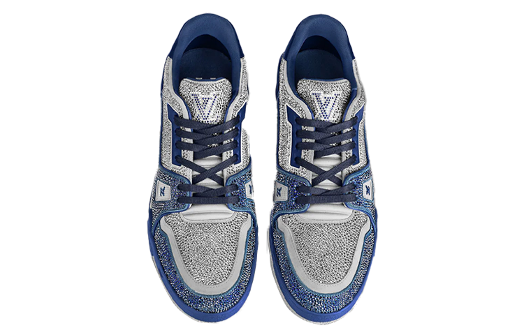 Lookbook ルイ・ヴィトン トレーナー スニーカー グレーブルー クリスタル 1AA6QZ