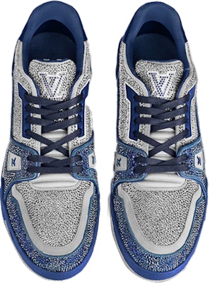 ルイ・ヴィトン トレーナー スニーカー グレーブルー クリスタル 1AA6QZ Lookbook ルイ・ヴィトン トレーナー スニーカー グレーブルー クリスタル 1AA6QZ