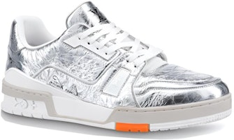 Louis Vuitton Trainer Sneakers 'Silver' Kasut Tumit Tinggi Perak 1A8KGQ Order Louis Vuitton Trainer Sneakers 'Silver' Kasut Tumit Tinggi Perak 1A8KGQ