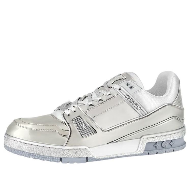 Louis Vuitton Trainer Sneakers 'Silver' 1A9TRD