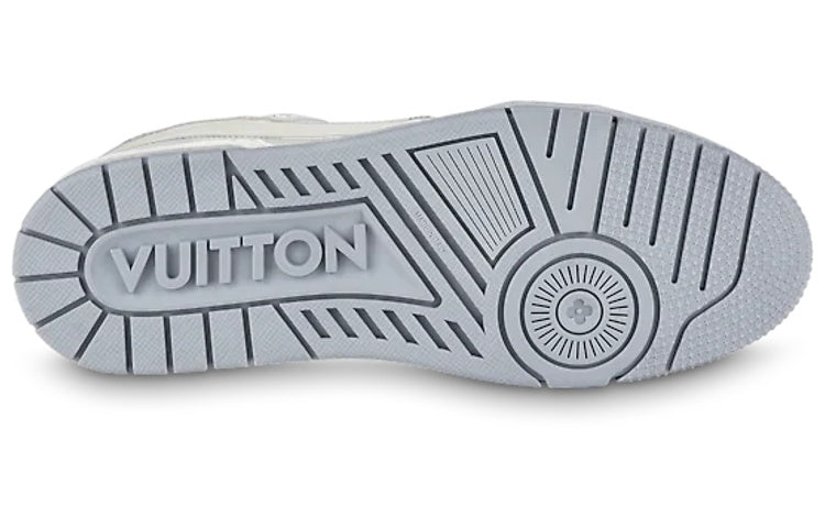 Shop LOUIS VUITTON 運動鞋 低筒 時尚板鞋 男款 銀色