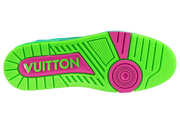 Purchase Zapatillas Louis Vuitton Trainer 'Verde Azulado'. 1A9TRQ