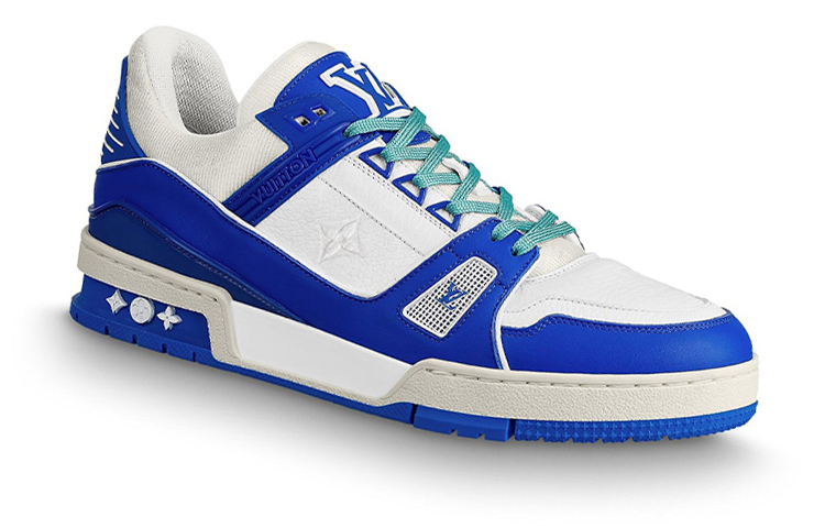 Order Sneakers Louis Vuitton Trainer 'Putih Biru' 1A813N