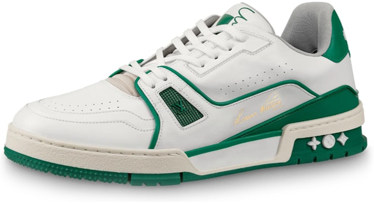 루이비통 트레이너 스니커즈 '화이트 그린' 1A54HM Buy 루이비통 트레이너 스니커즈 '화이트 그린' 1A54HM
