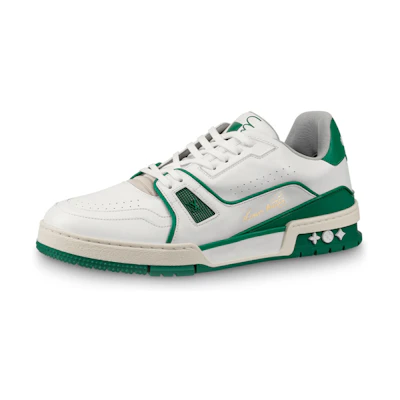 LV Trainer Sneakers 'White Green'