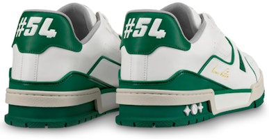 루이비통 트레이너 스니커즈 '화이트 그린' 1A54HM Shop 루이비통 트레이너 스니커즈 '화이트 그린' 1A54HM