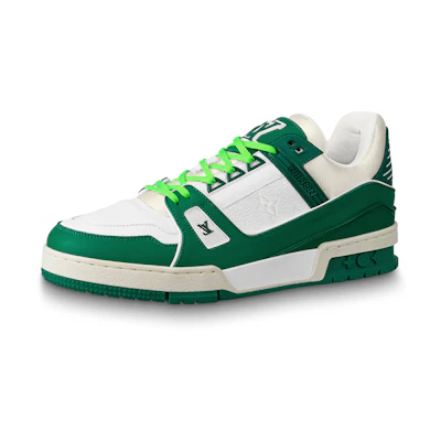 LV Trainer Sneakers 'White Green'