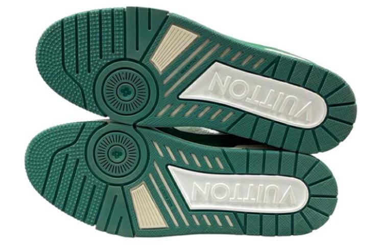 Purchase 路易威登白绿色运动鞋 1A8125