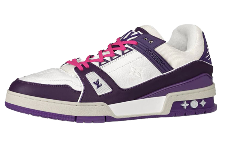 Buy Sneakers Louis Vuitton Trainer 'Putih Ungu' 1A8135
