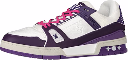 Louis Vuitton Trainer Sneakers 'White Purple' 1A8135 Louis Vuitton Trainer Sneakers 'White Purple' 1A8135
