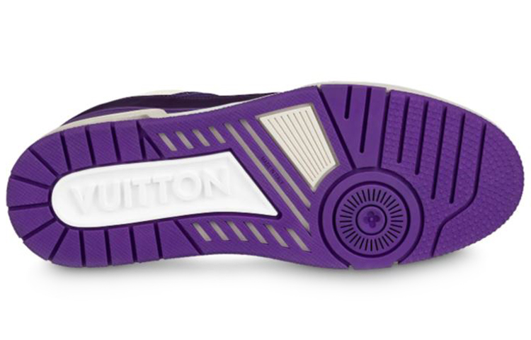 Shop Sneakers Louis Vuitton Trainer 'Putih Ungu' 1A8135