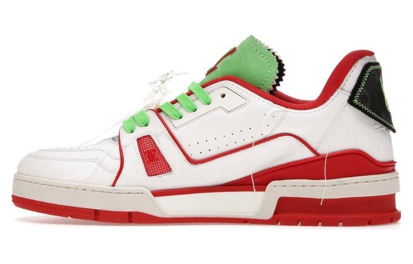 Buy Louis Vuitton Trainer Sneakers 'Putih Merah Hijau untuk New York' 1A9D7F