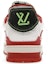 Shop Louis Vuitton Trainer Sneakers 'Putih Merah Hijau untuk New York' 1A9D7F