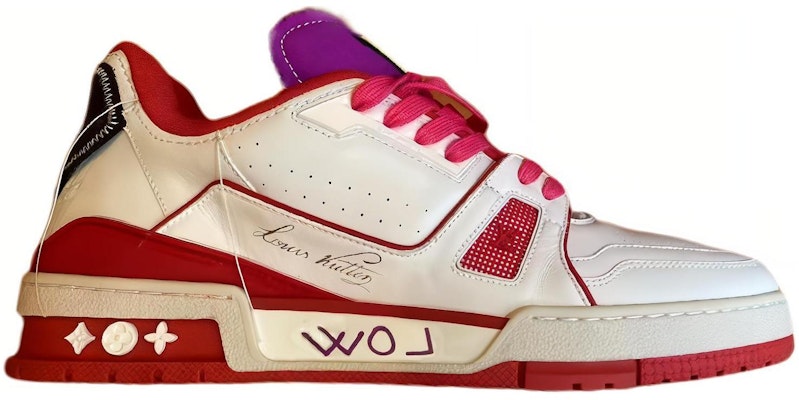 Louis Vuitton Trainer Upcycling Sneakers 'Putih Merah Ungu untuk Sydney' 1A9DA5 Order Louis Vuitton Trainer Upcycling Sneakers 'Putih Merah Ungu untuk Sydney' 1A9DA5
