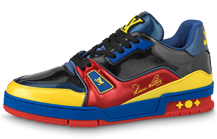 Louis Vuitton Trainers &#x27;Black Yellow Blue&#x27; 1A9JU2