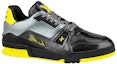 Order Louis Vuitton Kasut Trainers 'Hitam Kuning Perak' 1A9JTM
