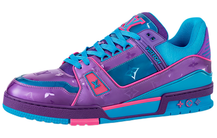Louis Vuitton Trainers 'Blue Purple Pink' 1A9JQJ