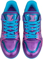 ルイ・ヴィトン スニーカー 青紫ピンク 1A9JQJ Lookbook ルイ・ヴィトン スニーカー 青紫ピンク 1A9JQJ