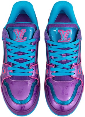 Louis Vuitton Trainers 'Blue Purple Pink' 1A9JQJ Lookbook Louis Vuitton Trainers 'Blue Purple Pink' 1A9JQJ