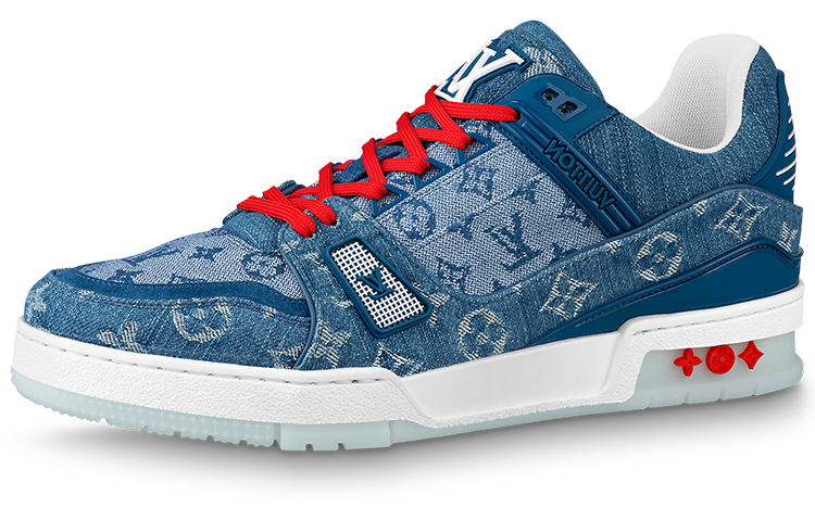 Louis Vuitton Trainers &#x27;China Exclusive Denim Blue Red&#x27; 1A8TSK