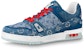 Louis Vuitton Kasut 'Eksklusif China Denim Biru Merah' 1A8TSK