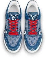 루이비통 '차이나 블루 레드' 데님 트레이너 (한정판) 1A8TSK Lookbook 루이비통 '차이나 블루 레드' 데님 트레이너 (한정판) 1A8TSK