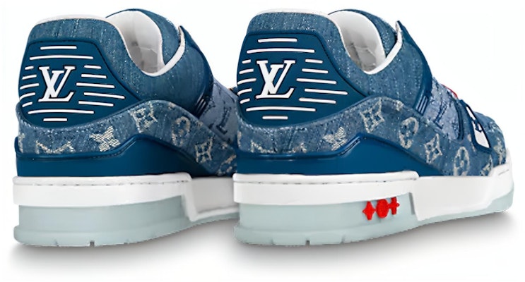 Louis Vuitton Trainers 'China Exclusive Denim Blue Red' 1A8TSK Shop Louis Vuitton Trainers 'China Exclusive Denim Blue Red' 1A8TSK