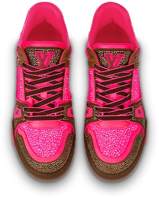 Louis Vuitton Kasut Sukan 'Kristal Merah Jambu dan Coklat' 1A8Z6Y Lookbook Louis Vuitton Kasut Sukan 'Kristal Merah Jambu dan Coklat' 1A8Z6Y