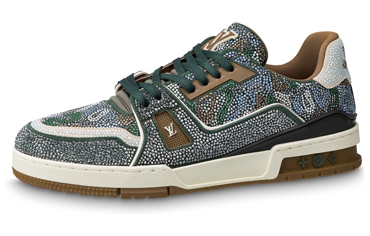 Louis Vuitton Trainers &#x27;Grey Crystals&#x27; 1AARH6