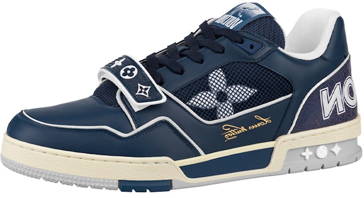 Louis Vuitton Trainers 'Navy Mesh' 1A9DEF Buy Louis Vuitton Trainers 'Navy Mesh' 1A9DEF