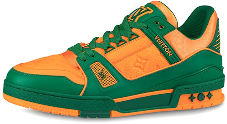 Louis Vuitton Trainers 'Orange Monogram with Green' 1A8WFP Buy Louis Vuitton Trainers 'Orange Monogram with Green' 1A8WFP