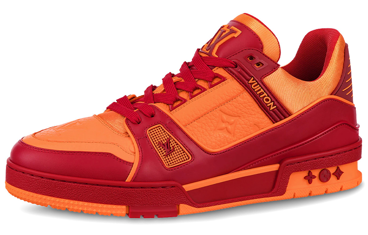 Buy Louis Vuitton Sepatu 'Monogram Oranye dengan Merah' 1A8WDZ