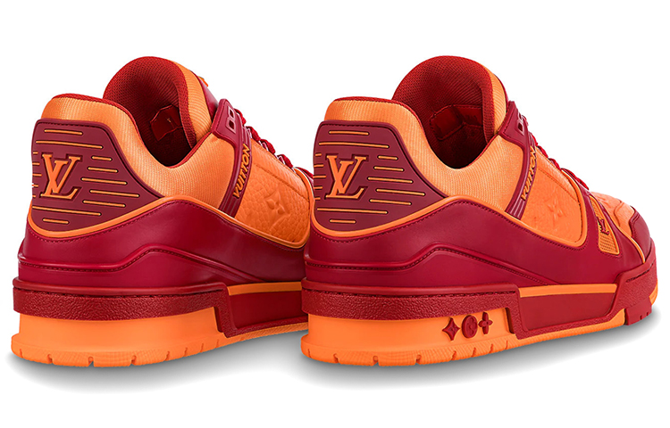 Lookbook Louis Vuitton Sepatu 'Monogram Oranye dengan Merah' 1A8WDZ