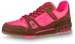 Buy 루이비통 핑크 모노그램 트레이너 (Louis Vuitton Pink Monogram Trainer) 1A8Z5E