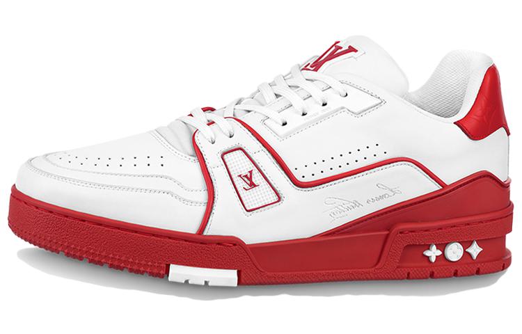 Louis Vuitton Trainers &#x27;Red White&#x27; 1A8SK2