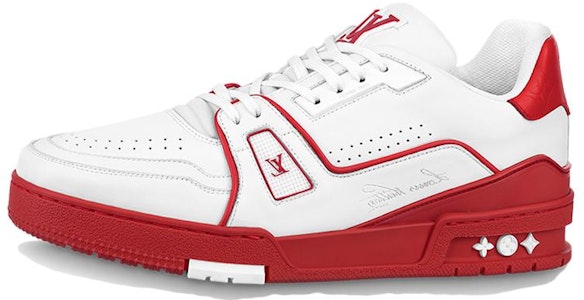 LOUIS VUITTON Trainer 運動 時尚板鞋 男款 白紅 Buy LOUIS VUITTON Trainer 運動 時尚板鞋 男款 白紅