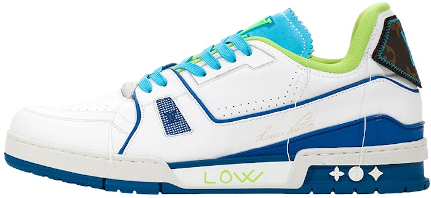 Louis Vuitton Trainers 'White Blue Green for Ghana' 1A9DBB Buy Louis Vuitton Trainers 'White Blue Green for Ghana' 1A9DBB