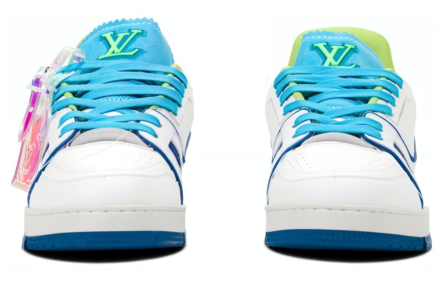Lookbook Louis Vuitton Zapatillas 'Blanco Azul Verde para Ghana' 1A9DBB
